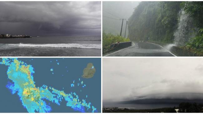 Première grosse pluie et premier drame à la Réunion