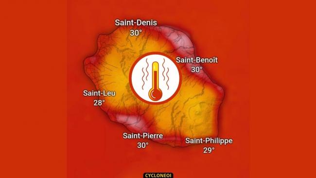 La Réunion : un week-end chaud, humide et orageux