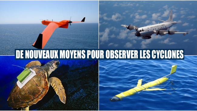 Drones, animaux et avion pour observer les cyclones de l'océan indien sud-ouest