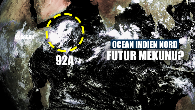 Futur MEKUNU ? Nouvel épisode cyclonique à venir dans l'océan indien nord