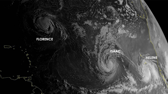 L'arc des Antilles sous la menace de la tempête tropicale ISAAC