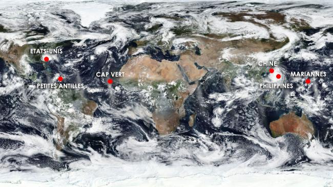 Les cyclones sans pitié pour les Etats-Unis, les Philippines et la Chine