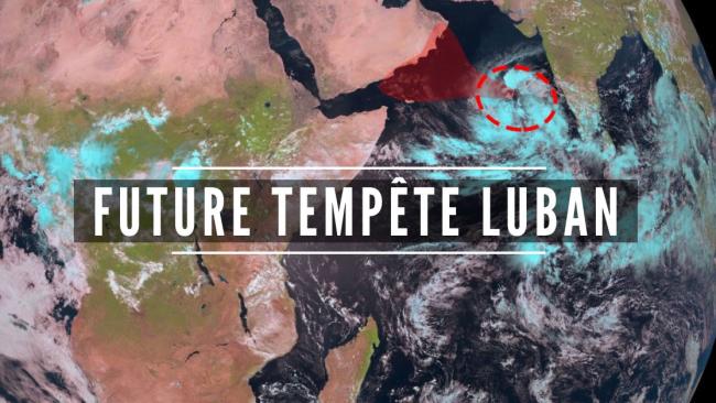 Une tempête tropicale en cours de formation dans l'océan indien