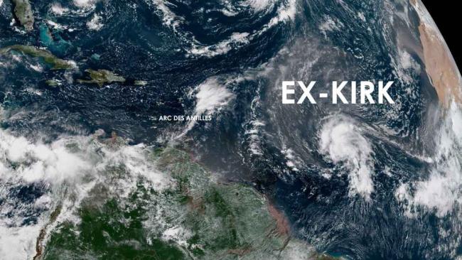 L'ex tempête tropicale KIRK se régénérera-t-elle ou pas?