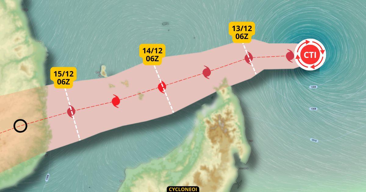 CHIDO, dangereux cyclone intense vers Madagascar et l’archipel des Comores