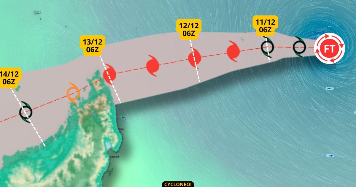 CHIDO pourrait devenir cyclone avant d’impacter Agalega et Madagascar