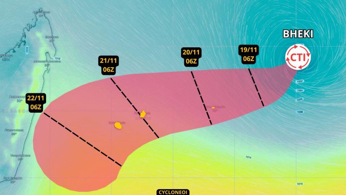 Cyclone BHEKI : Quelle influence pour les Mascareignes