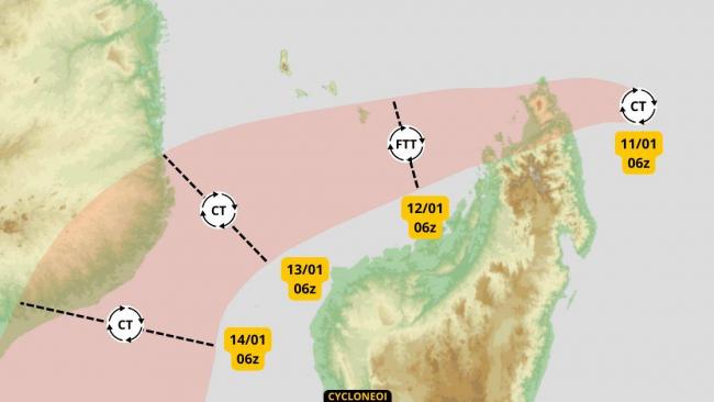 Cyclone DIKELEDI, alerte maximale à Madagascar, Mayotte en alerte orange