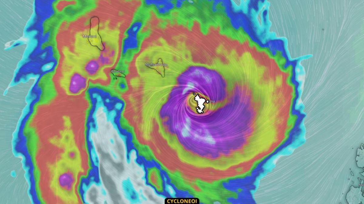 LIVE INFO : Cyclone intense CHIDO la situation à Mayotte