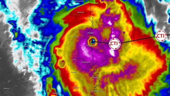 Cyclone intense CHIDO : Mozambique destination finale