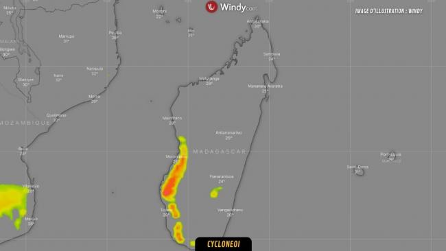 Quelques coups de tonnerre possibles sur l'Ouest de Madagascar