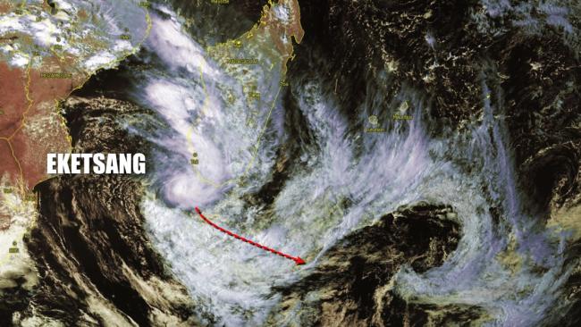 La Tempête Tropicale EKETSANG baptisée par Madagascar