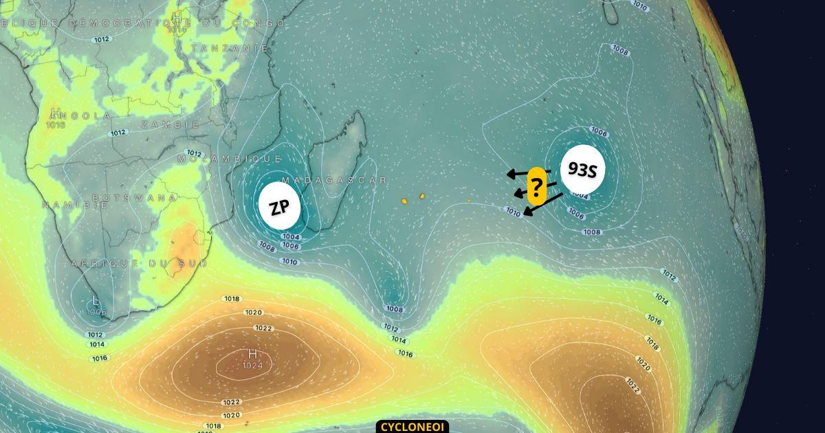 Zone perturbée 6 et 93S, encore un rebondissement ?