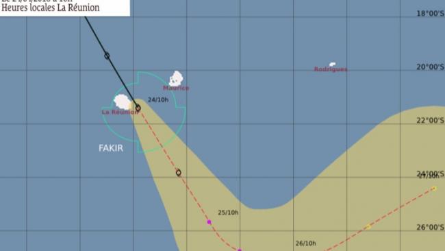 La Réunion sévèrement secouée par la tempête tropicale FAKIR