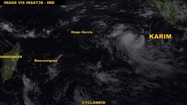 L'océan indien actif sur ses deux hémisphères avec les tempêtes Karim et Asani