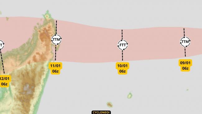 Future tempête DIKELEDI, menace potentielle pour Madagascar