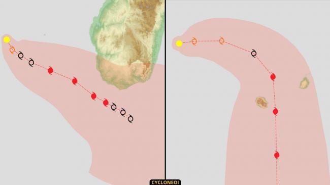 Futures tempêtes GARANCE et HONDE, La Réunion et Maurice en ligne de mire