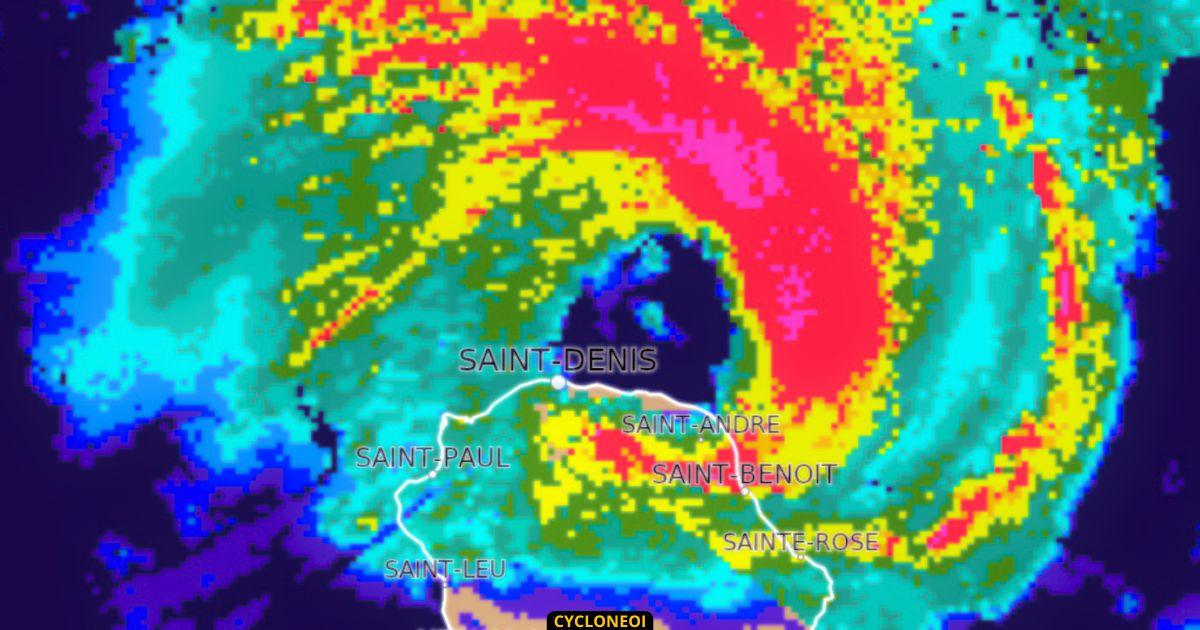 Garance un cyclone meurtrier et de vastateur pour la re union