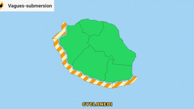 La Réunion : que signifie et implique une vigilance vagues-submersion?