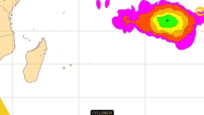 Un signal de cyclogenèse en plein hiver austral dans l'océan indien Sud