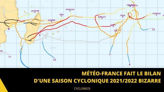 Une saison cyclonique 2021/2022 du sud-ouest océan indien détraquée