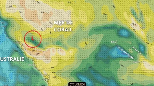 Un système dépressionnaire pourrait impacter la Nouvelle Calédonie