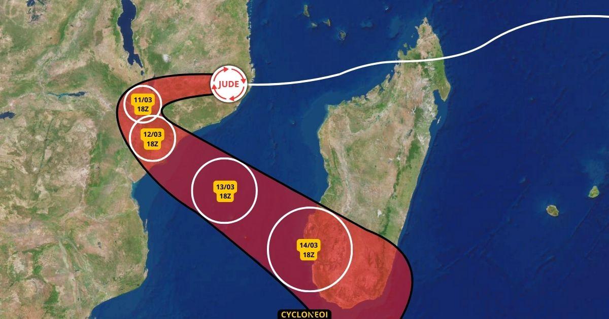 JUDE a frappé l’Afrique australe et menace potentiellement Madagascar