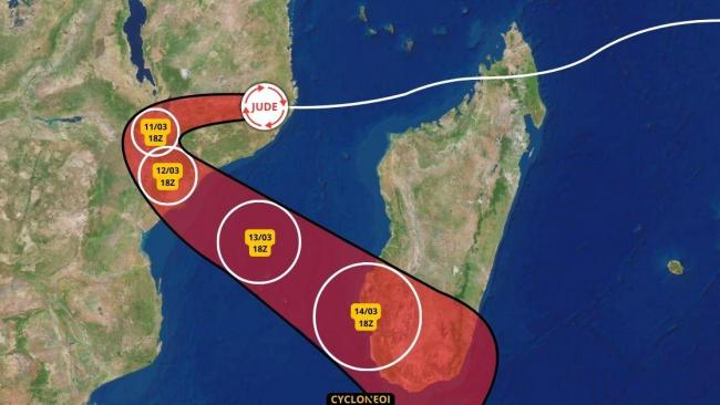 JUDE a frappé l’Afrique australe et menace potentiellement Madagascar