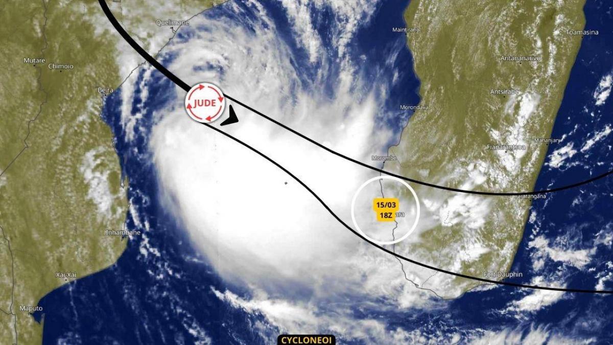 JUDE effectue son come back droit vers le Sud-Ouest de Madagascar