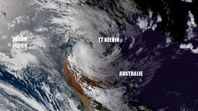 L'ouest de l'Australie se prépare à subir la tempête KELVIN