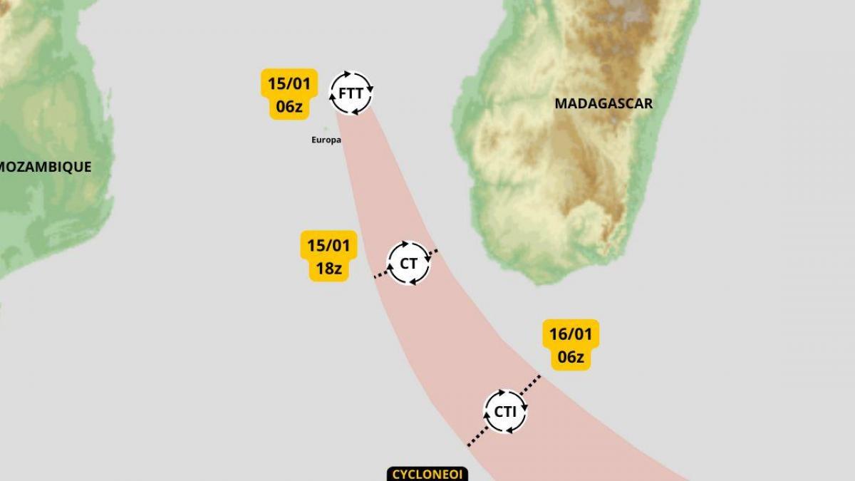 DIKELEDI circule au large de Madagascar avant son inéluctable fin