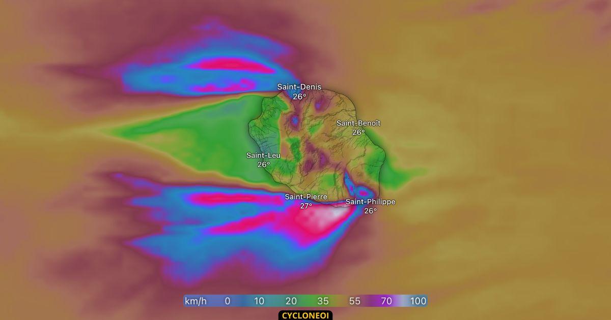 La Réunion : Alizé vigoureux et des conditions devenant plus humides