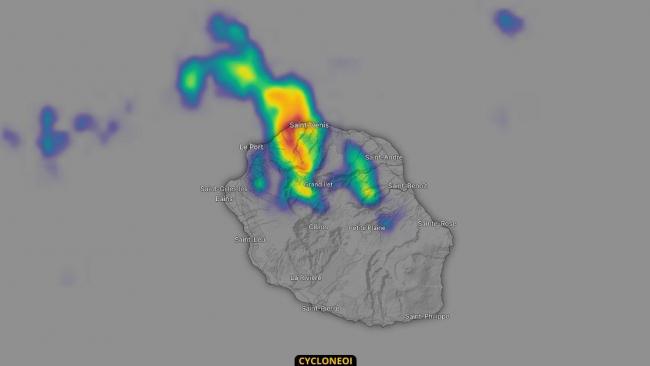 La Réunion : épisode orageux bref, intense et hyper localisé