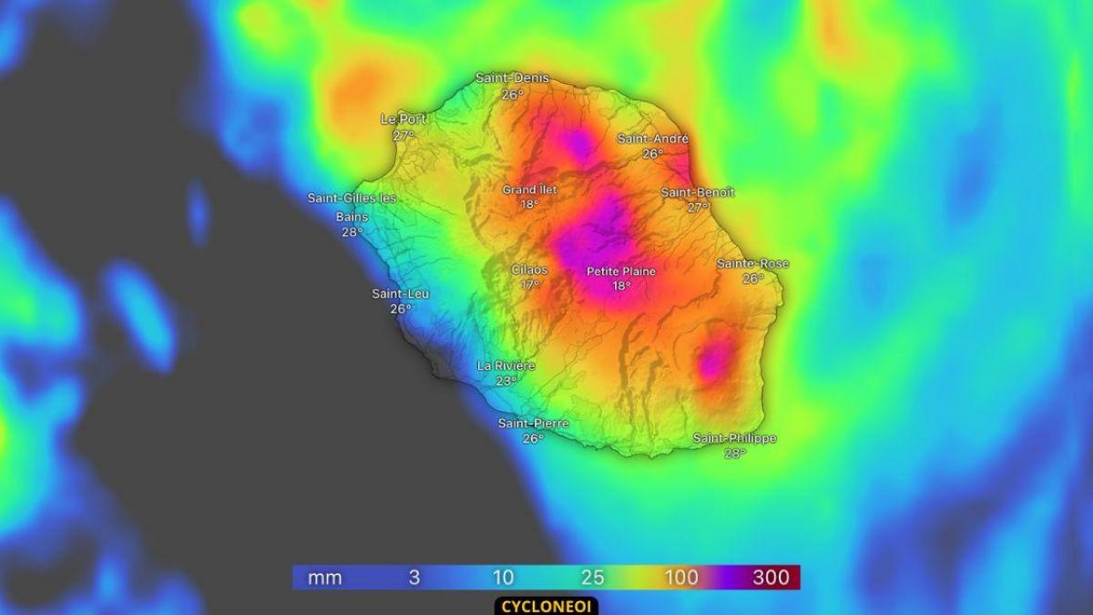 La Réunion : week-end pluvieux et vigilance fortes pluies orages