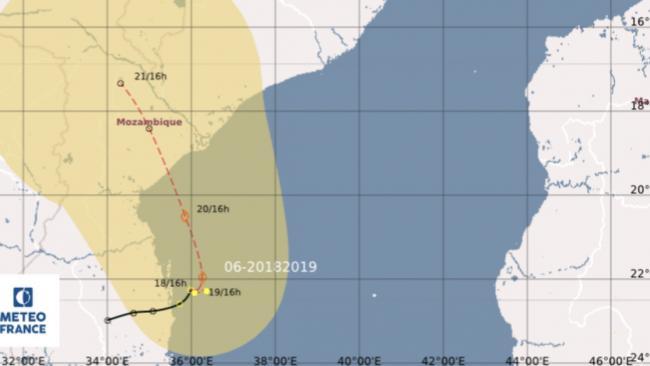 Perturbation Tropicale 06 dans le Canal du Mozambique