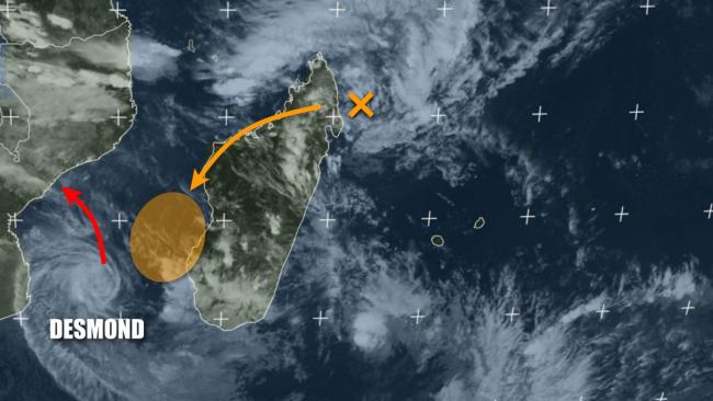 Tempête tropicale DESMOND et augmentation du risque de cyclogenèse