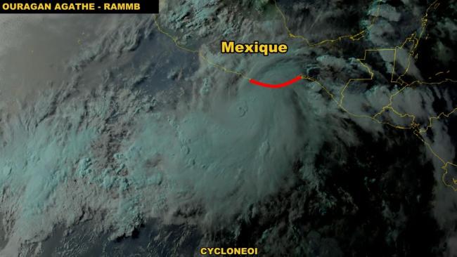 Ouragan Agatha : risque de submersions côtières extrêmement dangereuses au Mexique