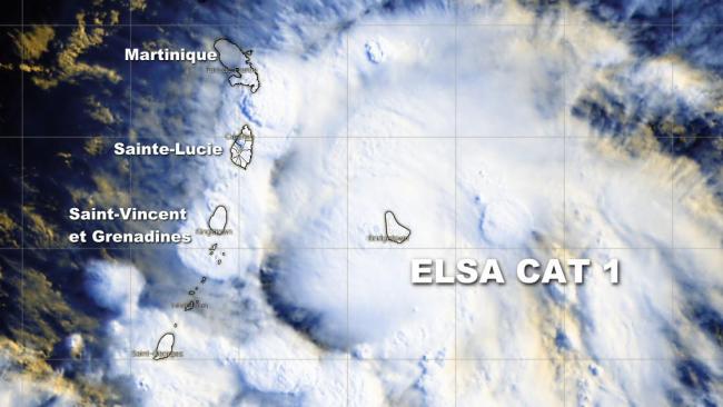 Le système Elsa devient finalement le premier ouragan de cette saison 2021