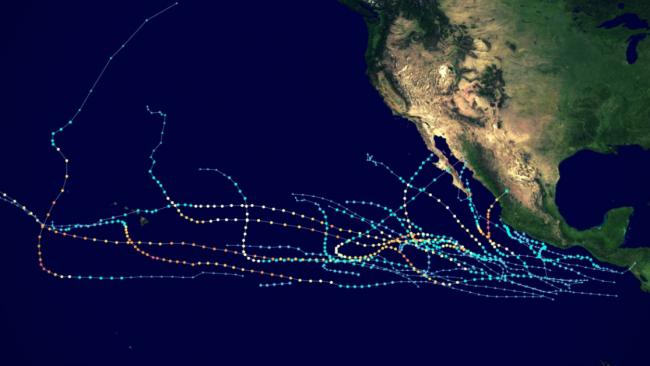 Pourquoi la saison des ouragans du Pacifique Est 2018 est-elle exceptionnelle?
