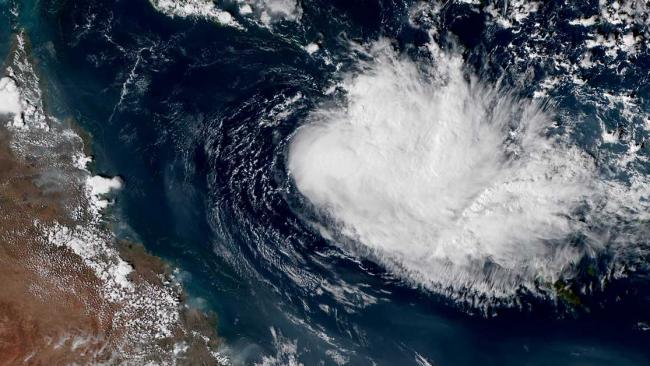 La tempête tropicale OWEN au nord-ouest de la Nouvelle-Calédonie