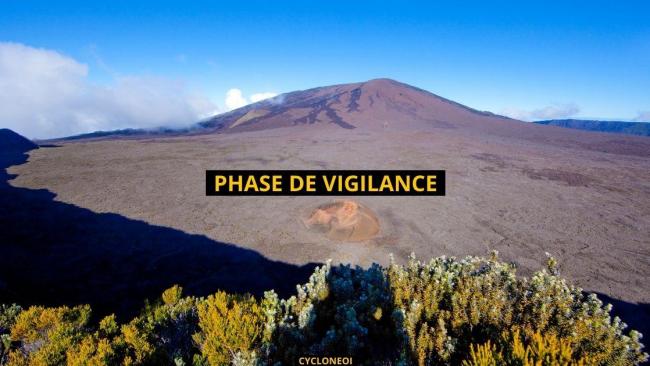 Piton de la fournaise : Que signifie un retour à la phase de vigilance ?