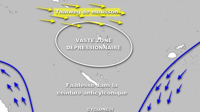 Acticité sous surveillance dans le secteur Vanuatu Nouvelle-Calédonie