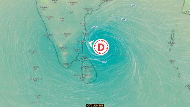 Pondichéry en ligne de mire d’un système dépressionnaire