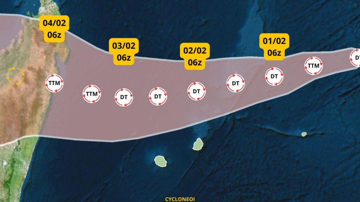 Potentielle future tempête FAIDA : quelle influence pour les Mascareignes ?