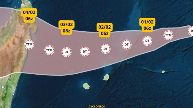 Potentielle future tempête FAIDA : quelle influence pour les Mascareignes ?