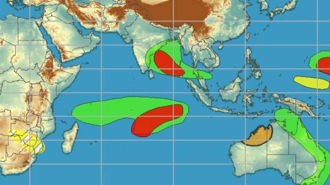 Double cyclogenèse dans l'océan indien ces prochains jours?