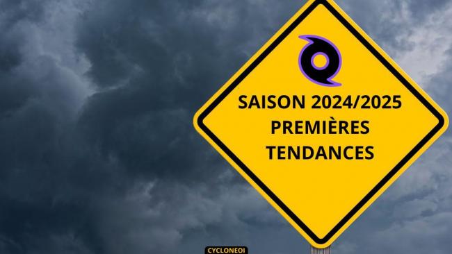 Premières tendances pour la saison cyclonique 2024/2025