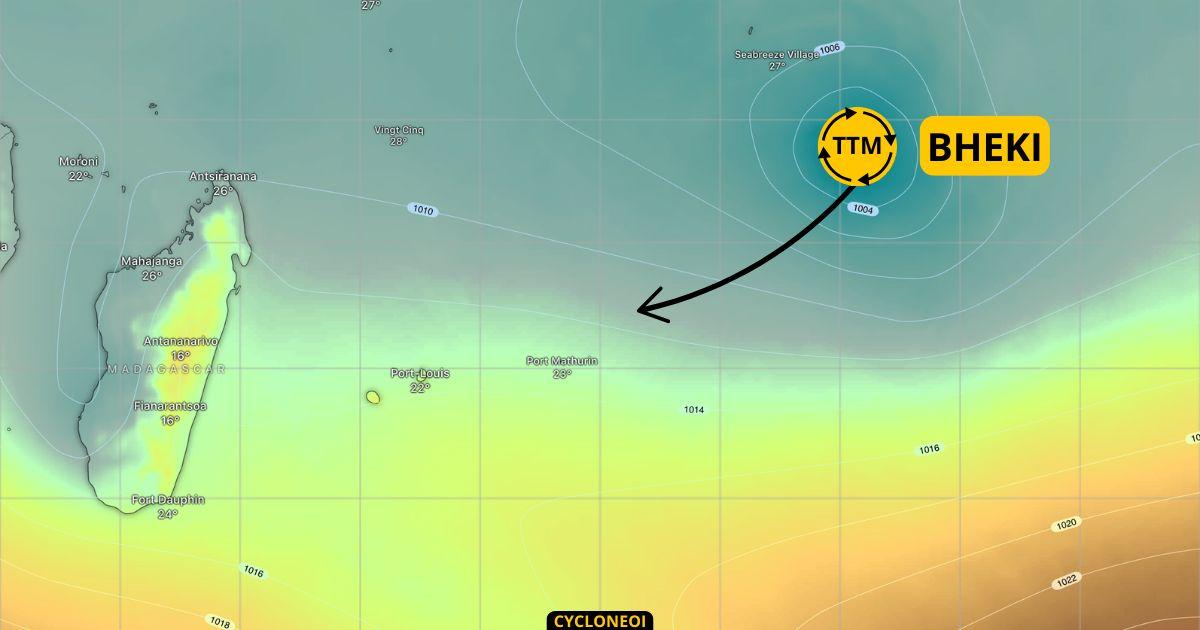 Saison cyclonique 20242025 tempete bheki