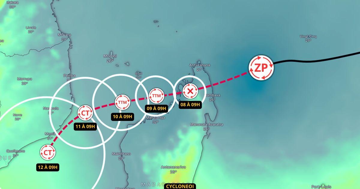 Système n°12 : Impact direct sur le Nord de Madagascar