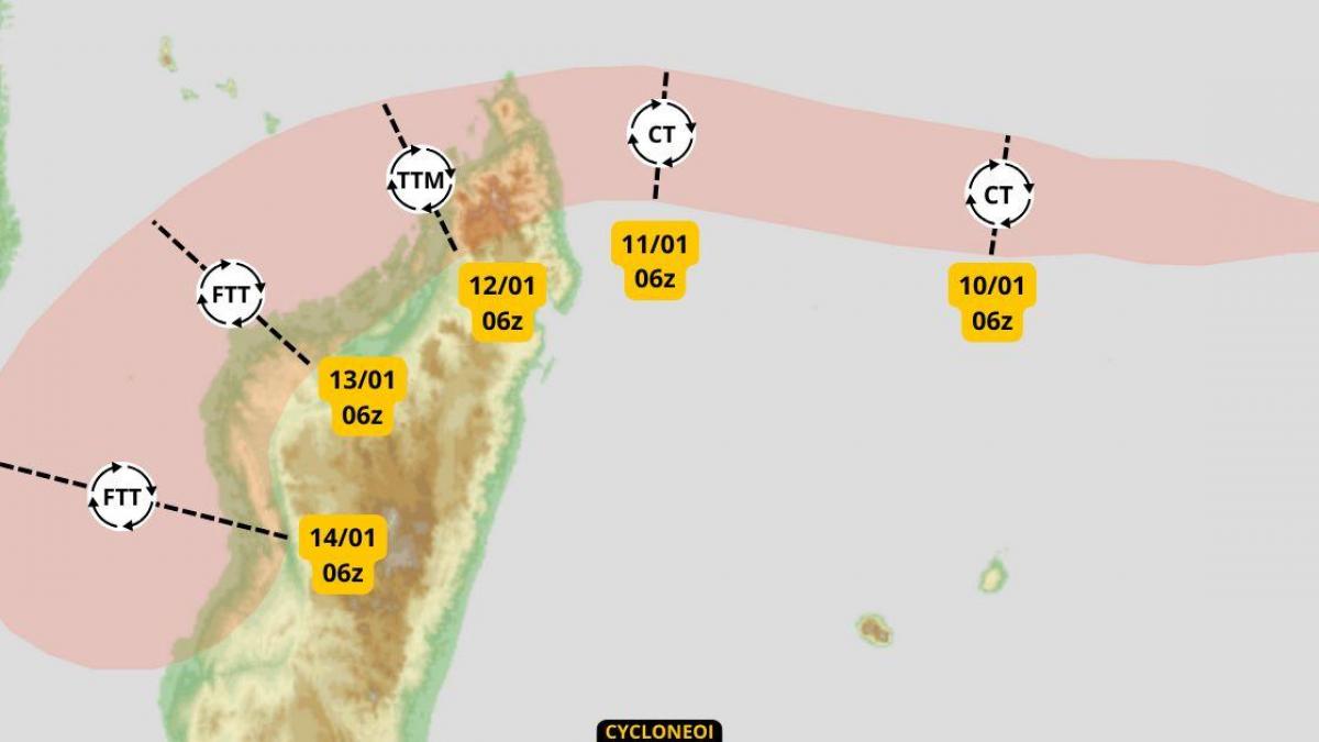 Tempête DIKELEDI, impact inéluctable pour Madagascar qui est en alerte